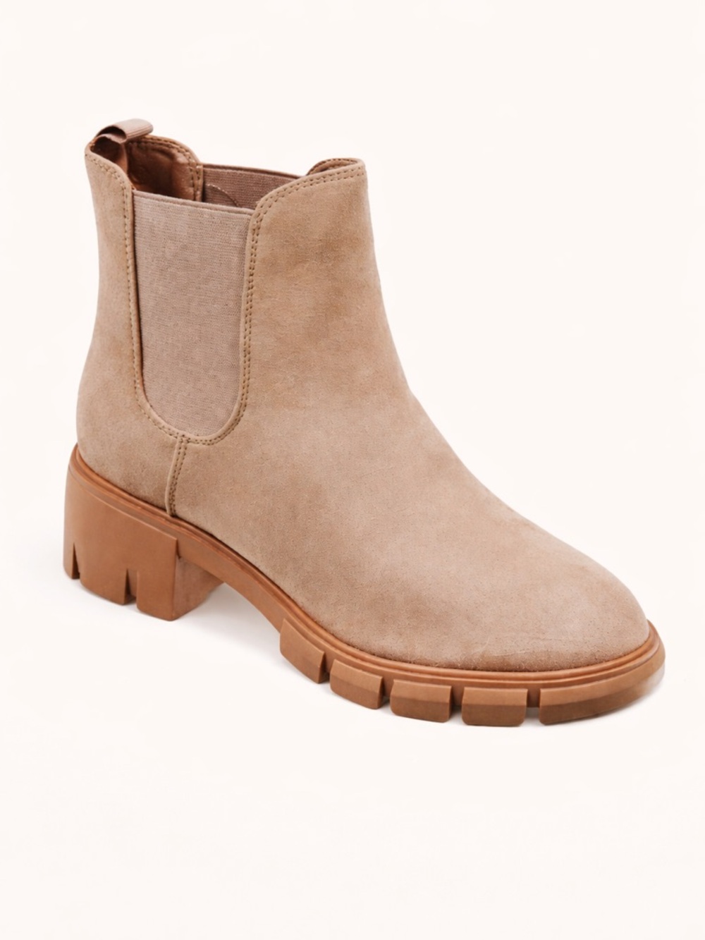 Tan Suede Ankle Boots